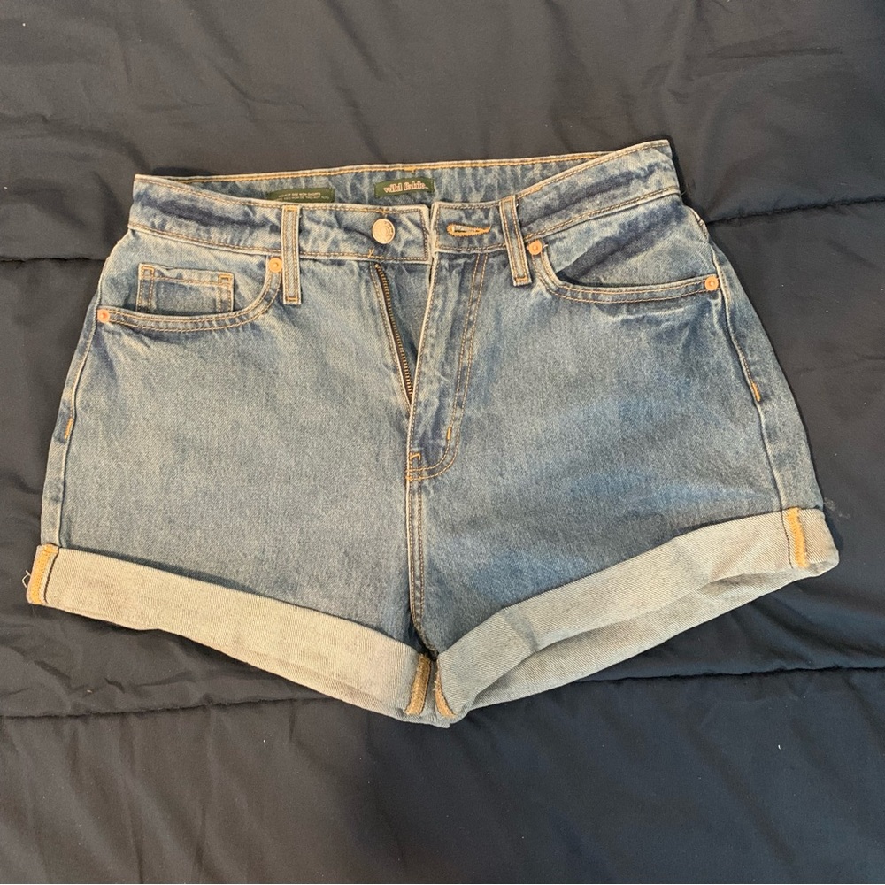 high waisted mom shorts